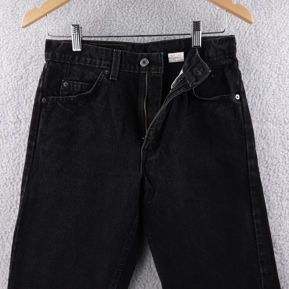 Vintage Levi's 505‎ Orange Tab Straight Leg Black Denim Jeans Mens W30 L34 USA